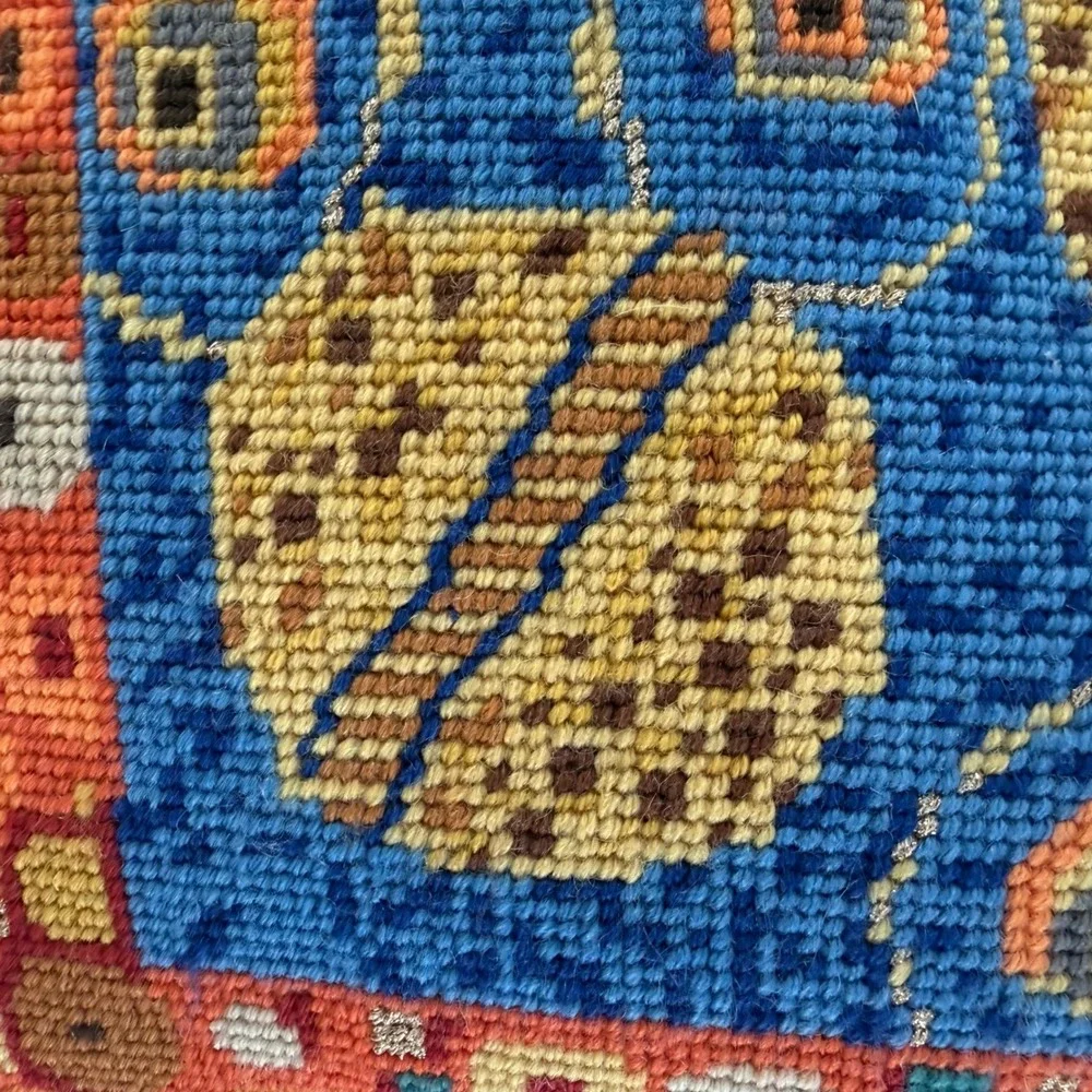 Ehrman handcrafted needlepoint